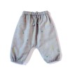 Embroidered pants Willy Flowers Grey