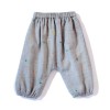 Embroidered pants Willy Flowers Grey