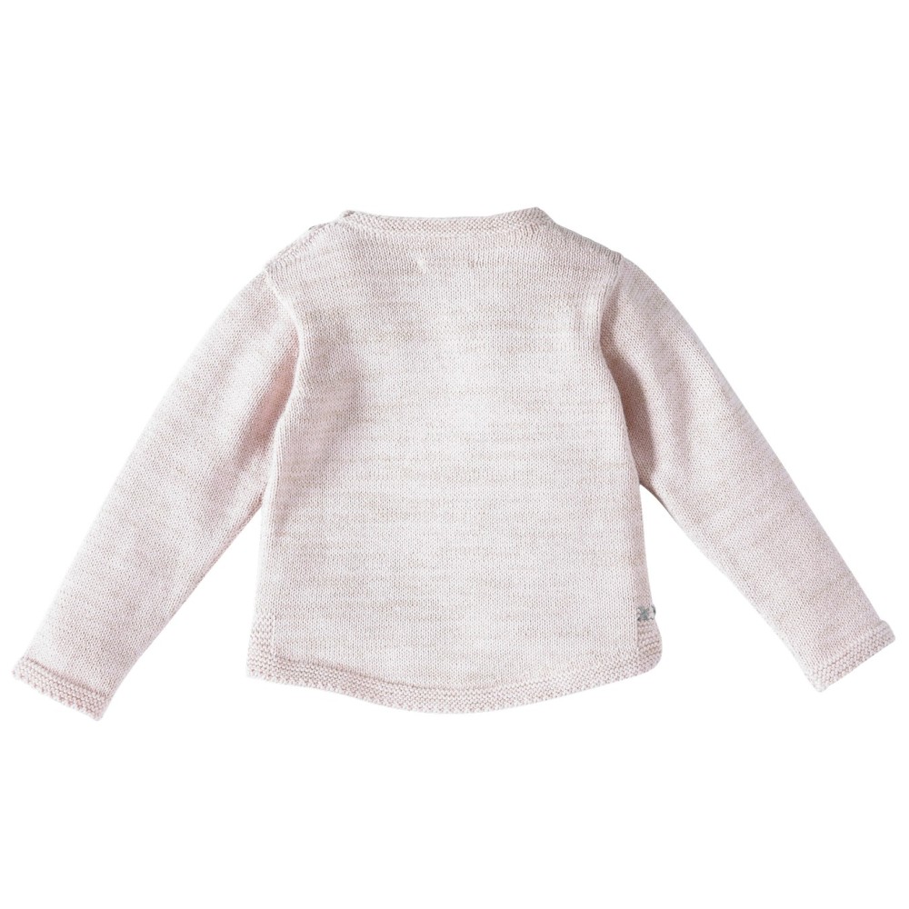 Pull motif animal brodé  Minette Rose