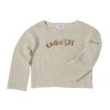 Embroidered pullover  Exquise ecru/gold