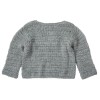 Pull brodé  Bonjour gris