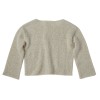 Embroidered pullover Exquise ecru/gold