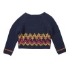 Embroidered pullover  Amy navy