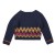 Embroidered pullover  Amy navy