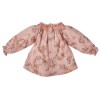 Embroidered blouse  Loulou stripes