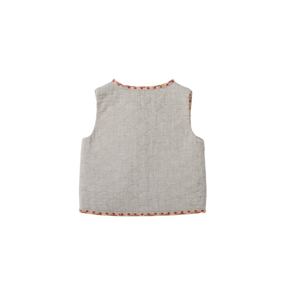 Sleeveless vest  Junko grey