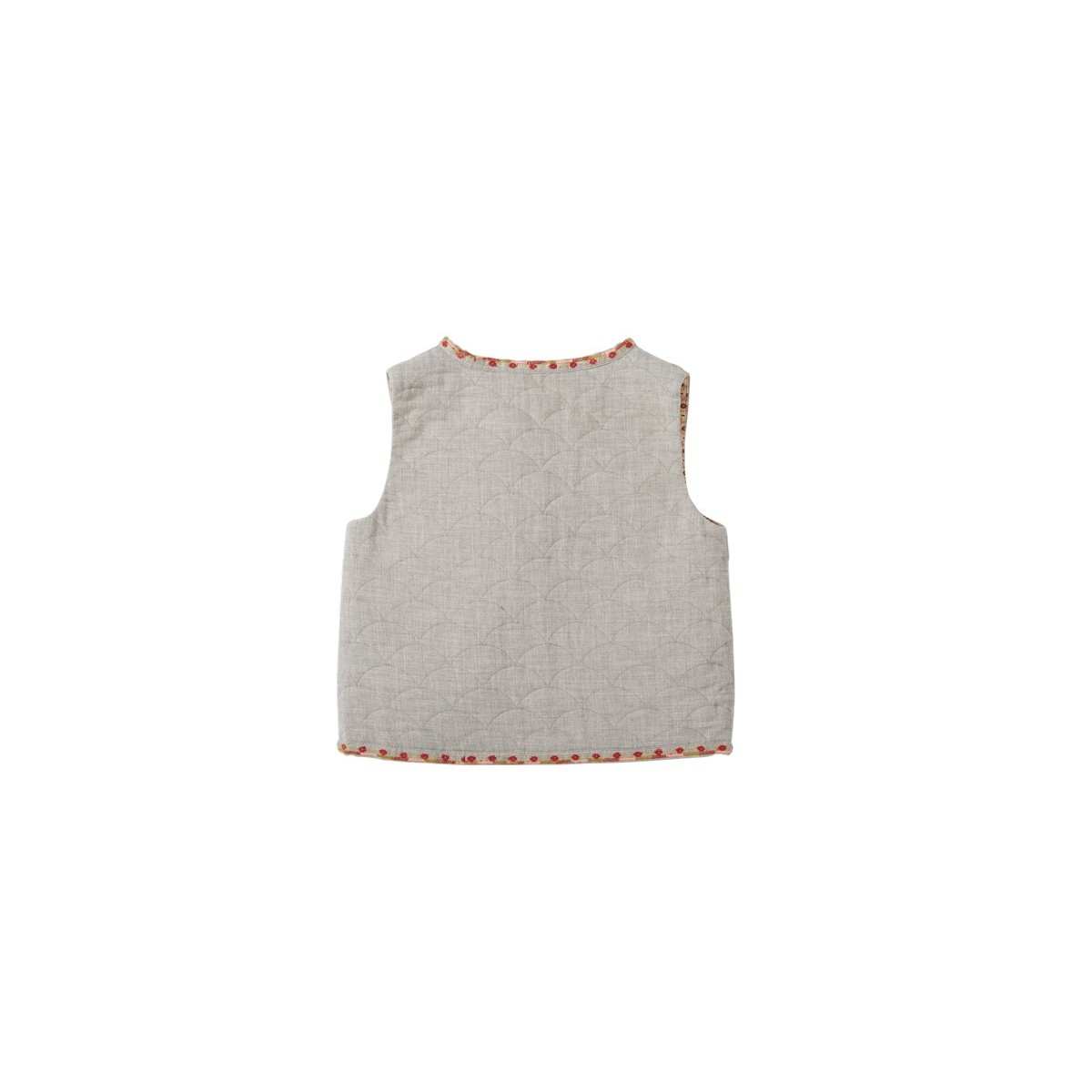 Sleeveless vest  Junko grey