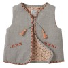 Sleeveless vest  Junko grey