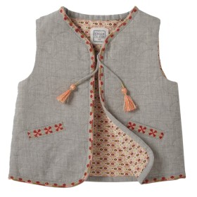 Gilet sans manche Junko gris