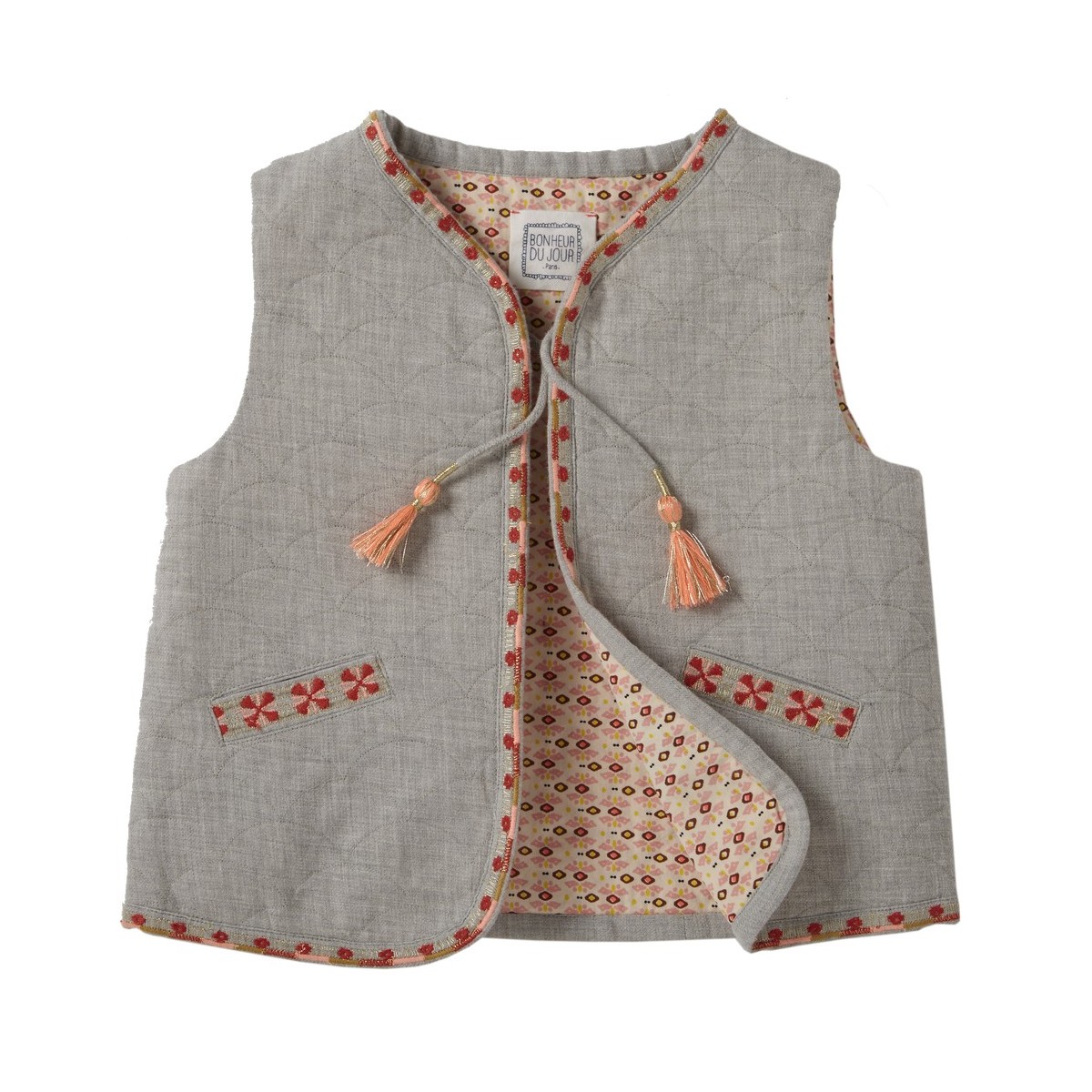 Gilet sans manche  Junko gris