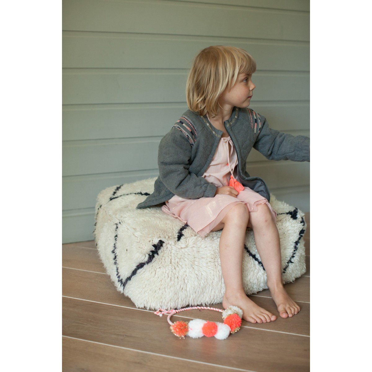 Embroidered jacket  Ambre grey