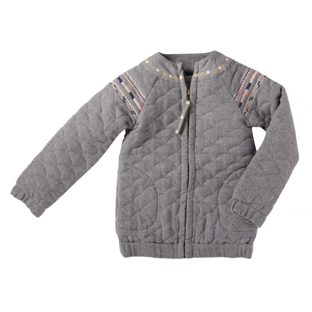 Embroidered jacket Ambre grey
