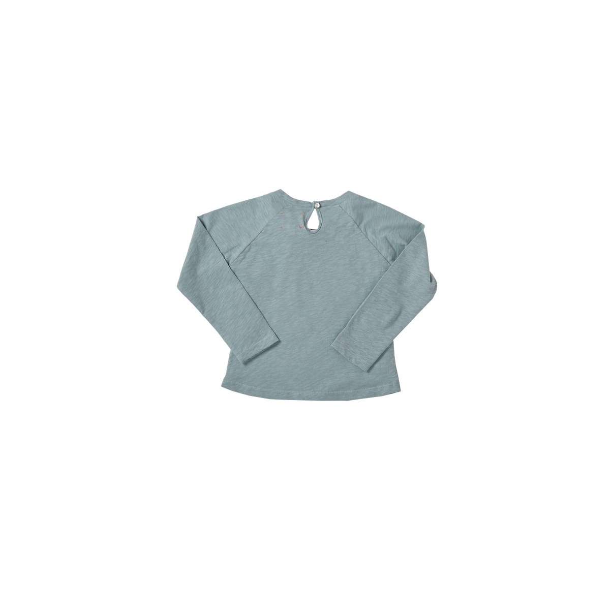 Tee shirt brodé  Rainbow bleu