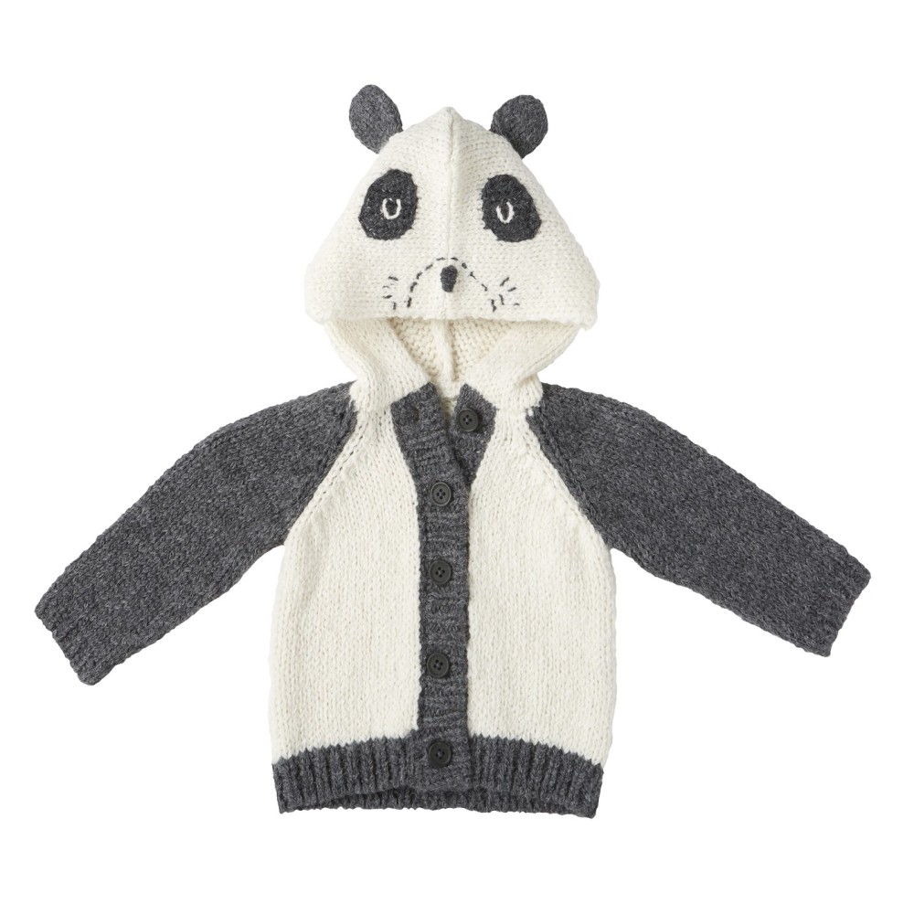 Cardigan  Doudou ecru/grey