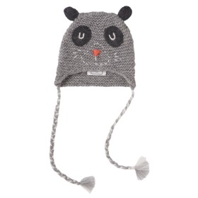 Embroidered hat Buddy grey