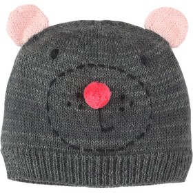 Bonnet fille brodé   Grisou