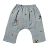 Celestial and stars printed pants Cosmic grey blue