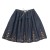 Embroidered denim skirt  Dyani denim