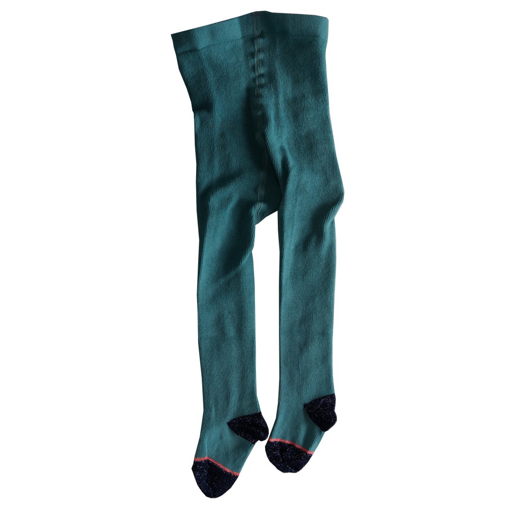 Tights Bouclargent turquoise