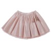 Embroidered skirt with glitter  Paris pink