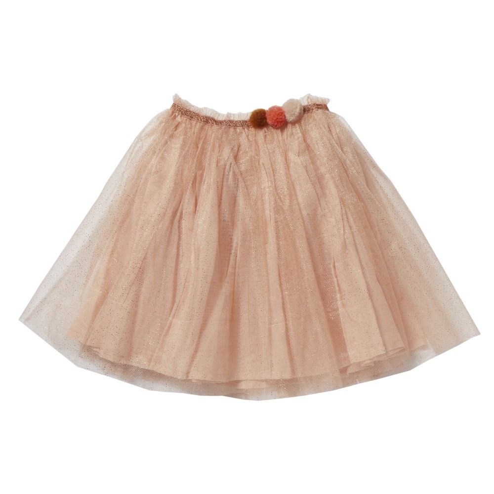 Sequined tutu skirt Melusine pale pink
