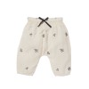 Embroidered sarouel Willy Leaves pinky