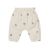 Embroidered sarouel Willy Leaves pinky