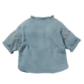 Blouse boutonnée Noa celadon