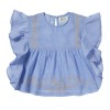 Blouse brodée CALYPSO