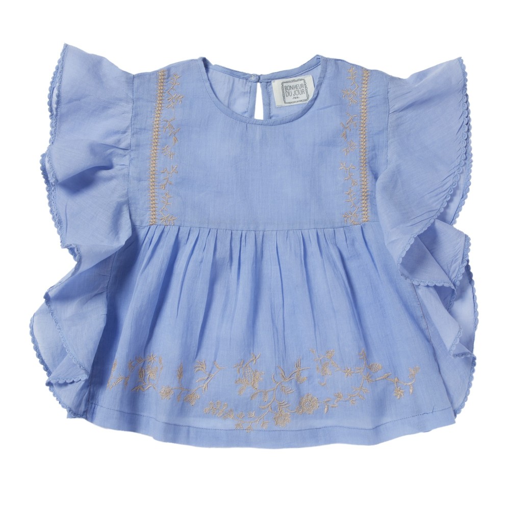 Blouse brodée CALYPSO