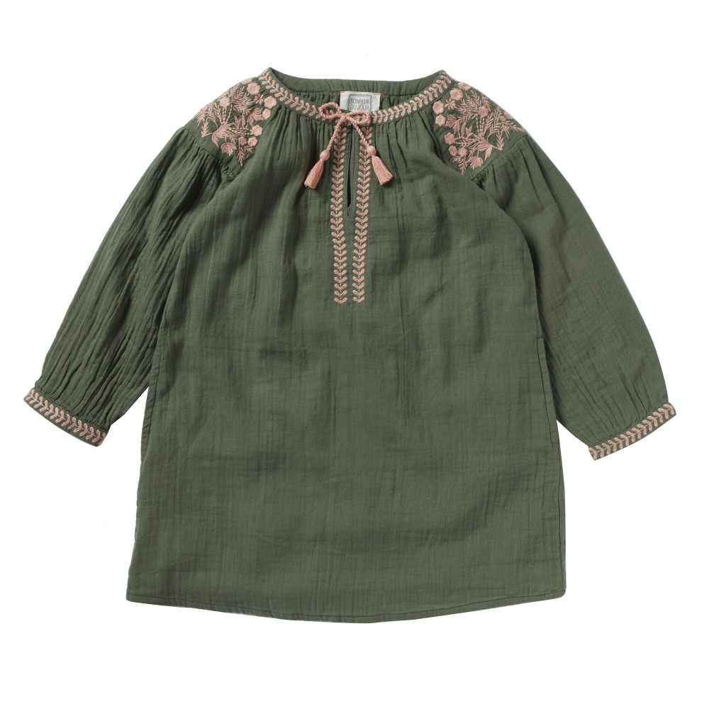 Robe brodée NAIS