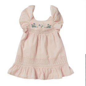 EMBROIDERED DRESS CORALIE