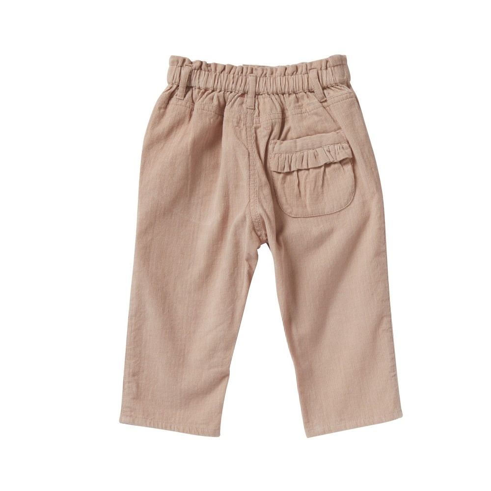 Pants in fine corduroy elasticated Mary Rosee