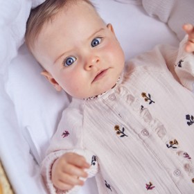 Embroidered overall Margaret Brume de Rose