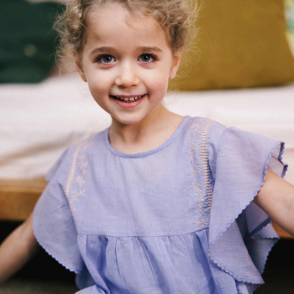 Blouse brodée CALYPSO
