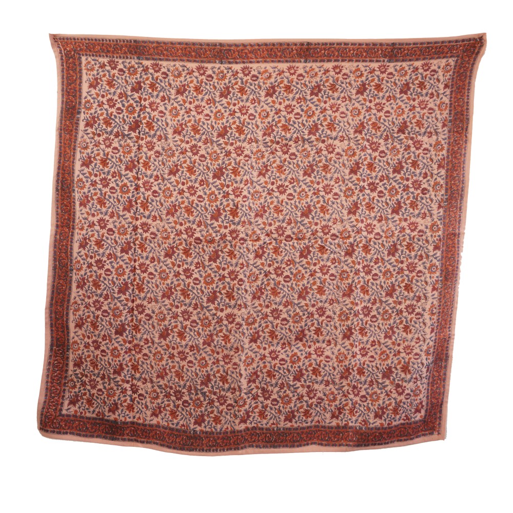 scarf with « Indien » flowers print  Lucette