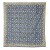 SCARF WITH « INDIEN » FLOWERS PRINT AZUR