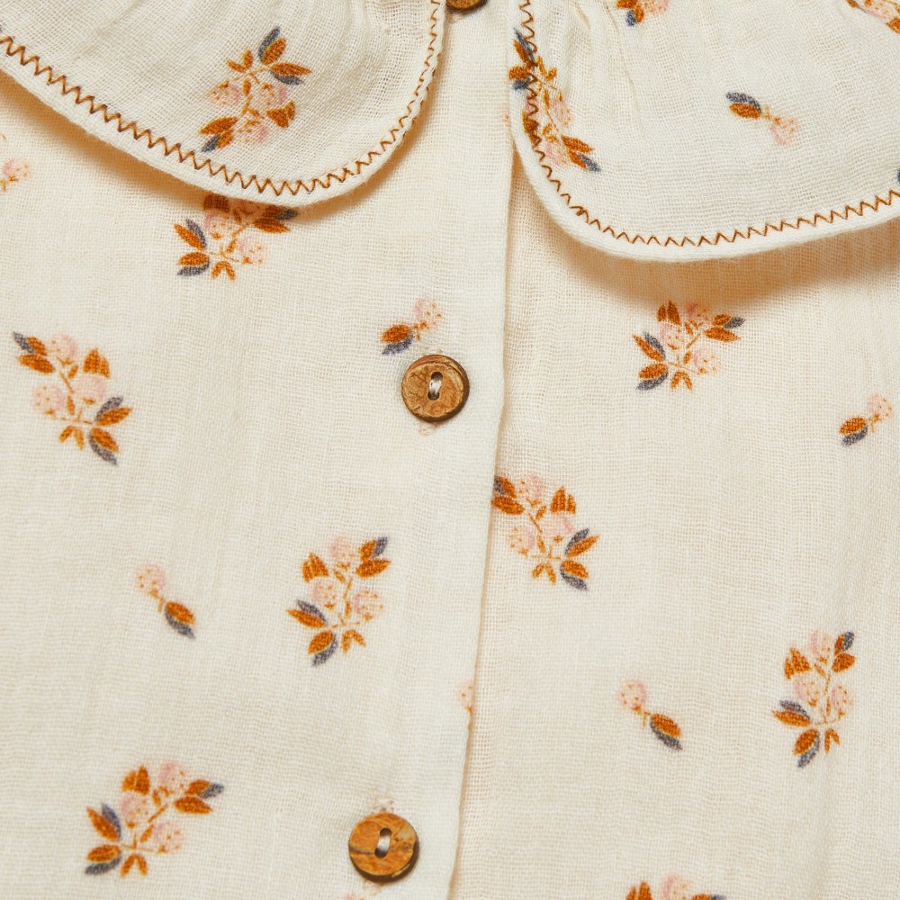 Blouse PRUNE Flowers fruit