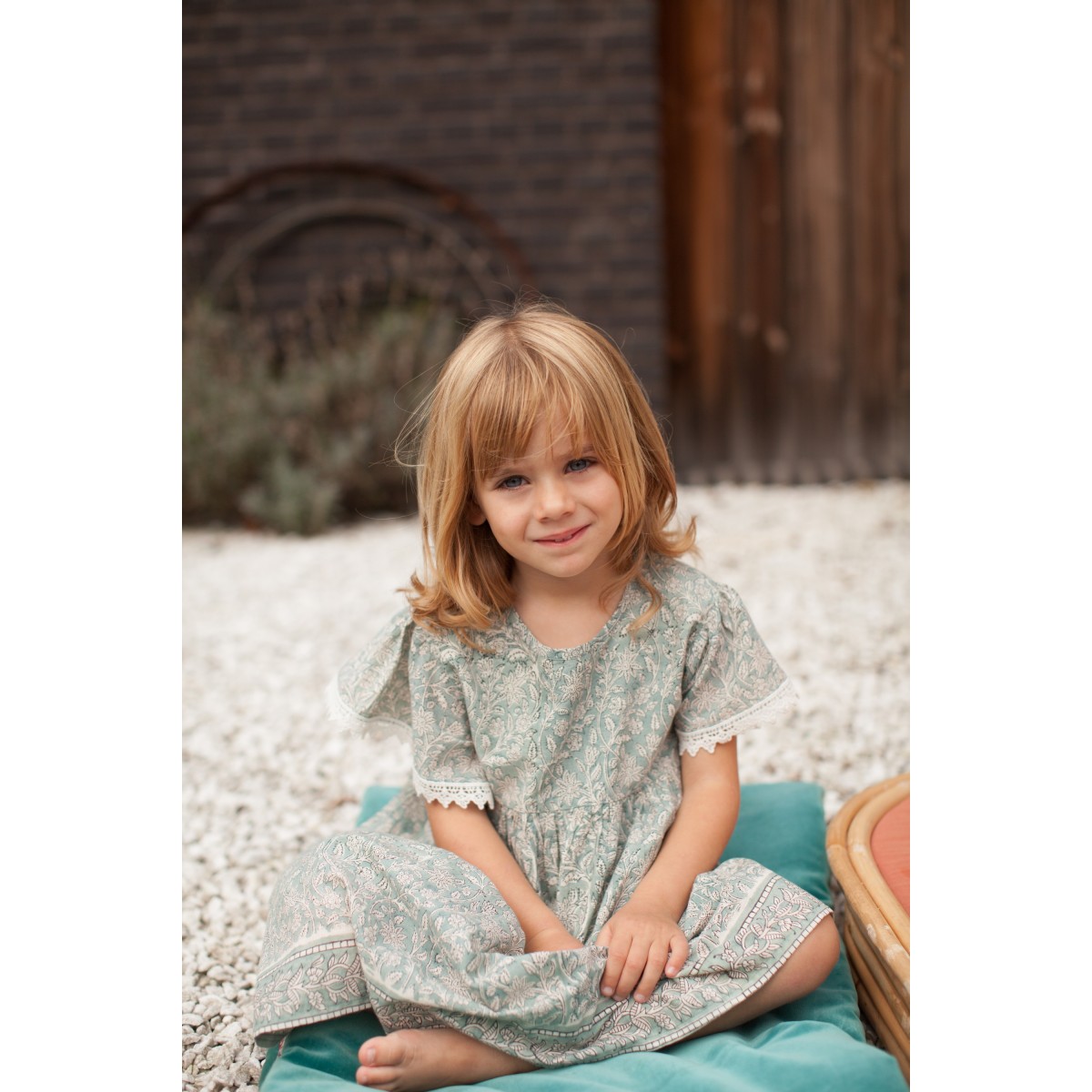 Blue Green Amicia Dress