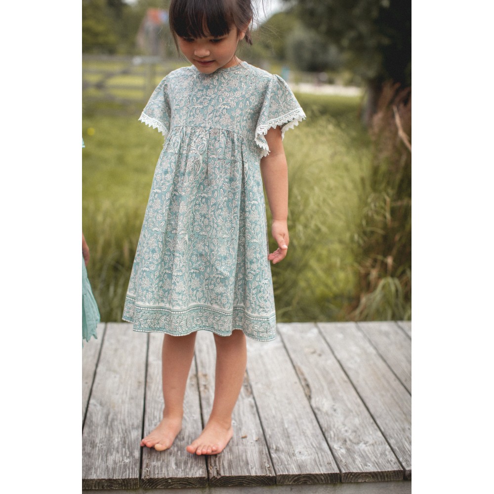 Blue Green Amicia Dress