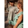 Blue Green DAPHNE Blouse