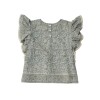 Blue Green DAPHNE Blouse