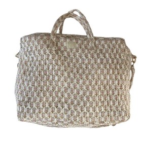 Sac cabas Kerala Ecru pink