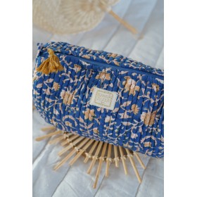 Trousse de toilette indienne multico indigo