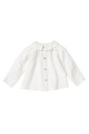 Flounced collar blouse LOAN
