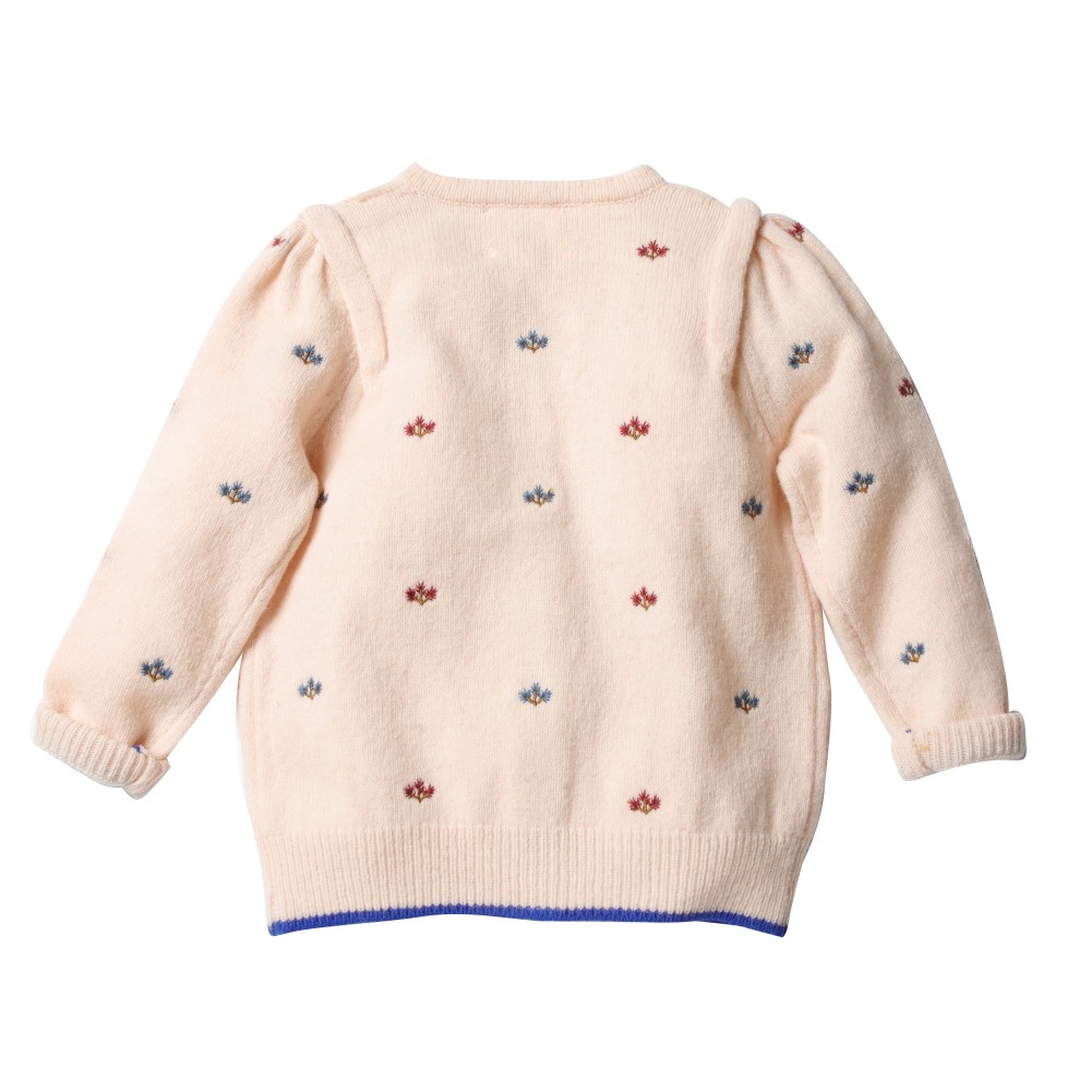 Embroidered flowers cardigan ARIA