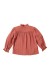 Refined vintage blouse with pleats and ruffles AMAYA