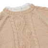 Cable knitted stitch sweater BROWNIE