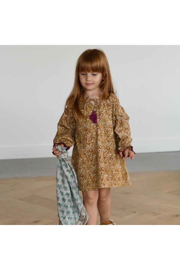 Robe imprimée fleurs résolument « bohème » Rima