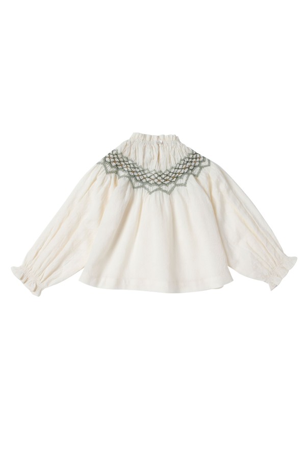 Blouse à smocks Gisele